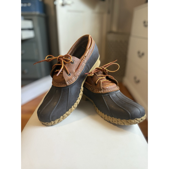 LL Bean Shoes - Vintage Bean Boots By L.L. Bean Rubber Mocs M8-9, W10-11 Garden Slides Gorpcore